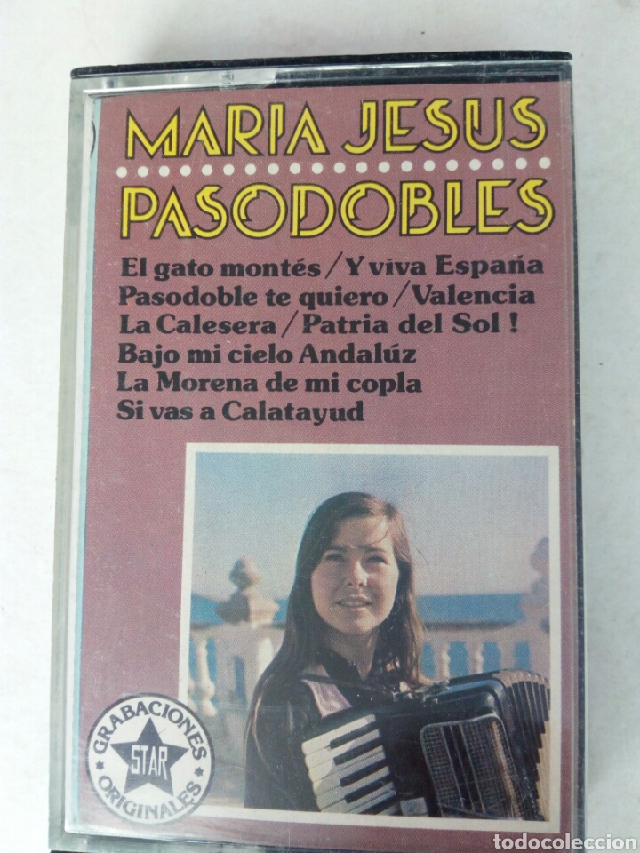 Casetes antiguos: Pasodobles Mar&iacute;a Jes&uacute;s - Foto 1