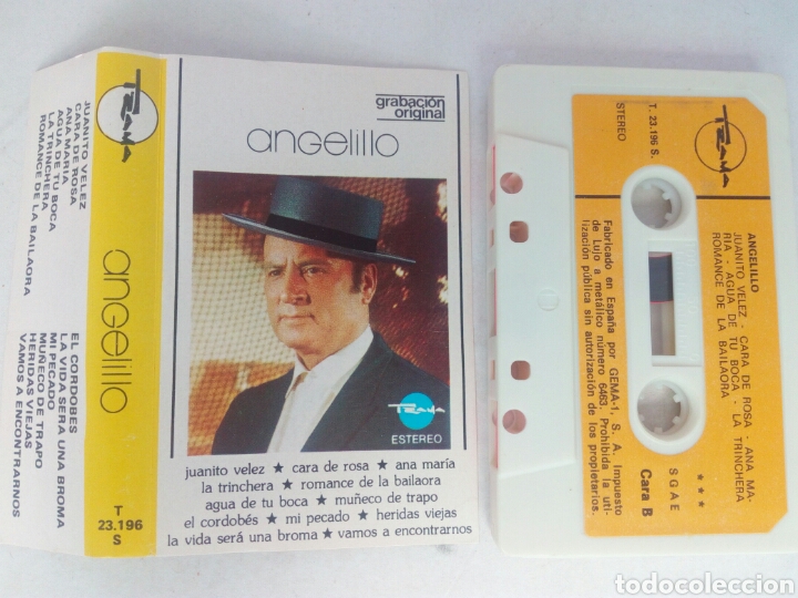 Casetes antiguos: Cassette Angelillo - Foto 4