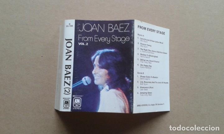 Casetes antiguos: JOAN BAEZ - FROM EVERY STAGE VOL 2 SOLO CUBIERTA - Foto 1