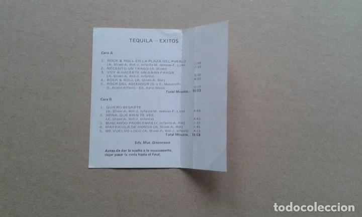 Casetes antiguos: TEQUILA - EXITOS SOLO CARATULA - Foto 2