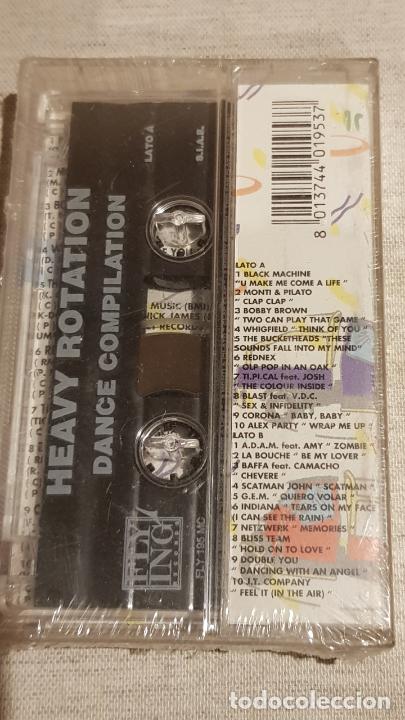 Casetes antiguos: HEAVY ROTATION / DANCE COMPILATION / MC - FLYING RECORDS / PRECINTADO. - Foto 2