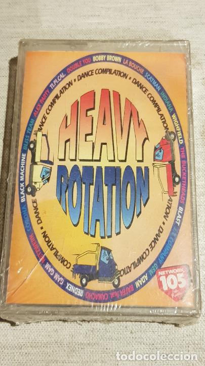 Casetes antiguos: HEAVY ROTATION / DANCE COMPILATION / MC - FLYING RECORDS / PRECINTADO. - Foto 1
