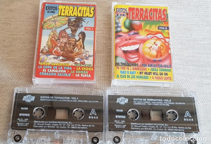 Casetes antiguos: &Eacute;XITOS DE TERRACITAS / DOBLE MC - MATCH-1998 / IMPECABLES. - Foto 1