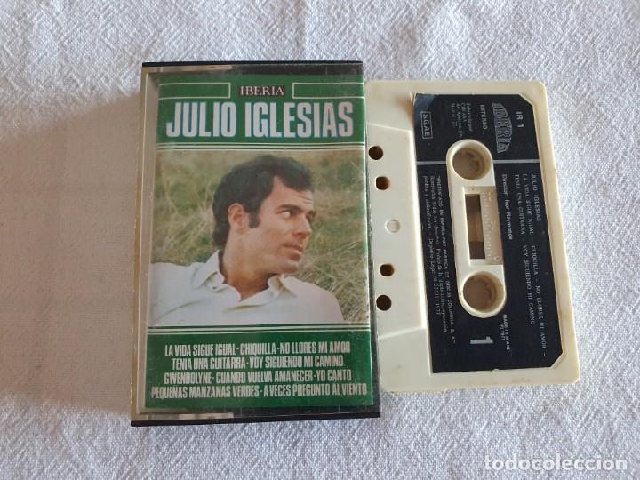Casetes antiguos: Julio Iglesias - 1977 IBERIA- primeros &eacute;xitos - Foto 1