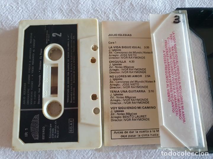 Casetes antiguos: Julio Iglesias - 1977 IBERIA- primeros &eacute;xitos - Foto 2