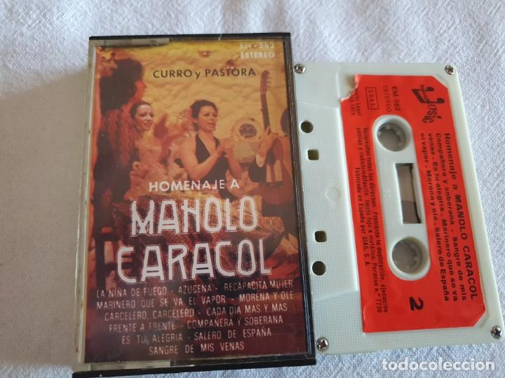 Casetes antiguos: Homenaje a Manolo Caracol - 1976 - Foto 1