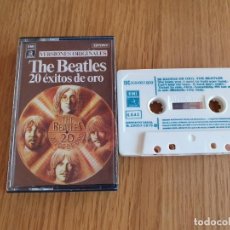 Cassette antiche: THE BAETLES - 20 ÉXITOS DE ORO - EDICIÓN RSPAÑA 1979 EMI - IMPECABLE. Lote 205007997