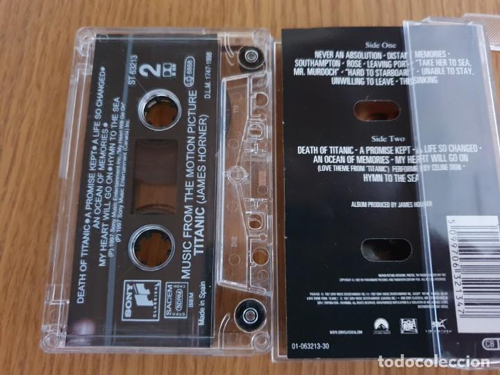 Casetes antiguos: Titanic - 1997 - banda sonora pelicula - Foto 2