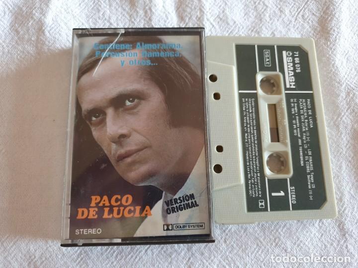 Casetes antiguos: Paco De Lucia - 1982 SMASH - Versi&oacute;n Original - ejemplar muy escaso - Foto 1