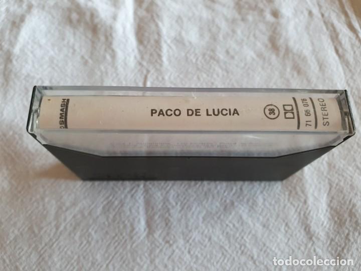 Casetes antiguos: Paco De Lucia - 1982 SMASH - Versi&oacute;n Original - ejemplar muy escaso - Foto 3