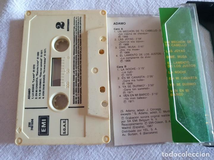 Casetes antiguos: ADAMO - 1987 SMASH - Versi&oacute;nes Originales - Foto 2