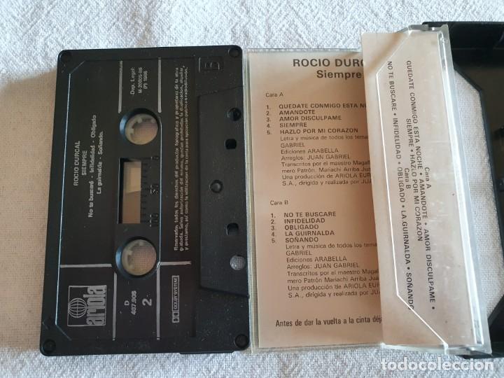 Casetes antiguos: Rocio Durcal - Siempre - 1986 - Foto 2