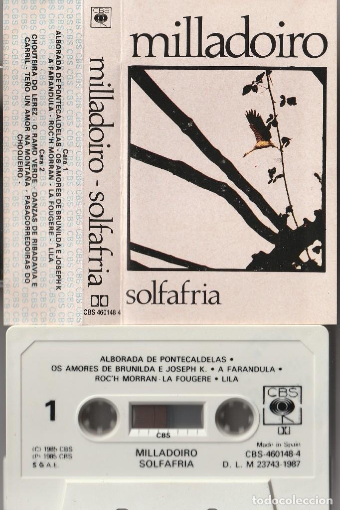 Casetes antiguos: MILLADOIRO - SOLFAFRIA (CASSETTE CBS 1985) - Foto 1