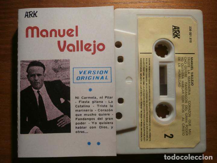 Casetes antiguos: Cinta Cassette - Manuel Vallejo - ARK - 1981 - Foto 1