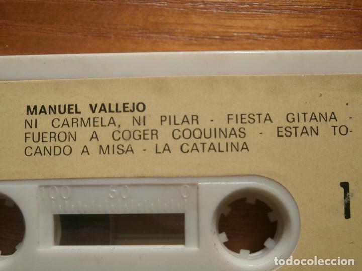Casetes antiguos: Cinta Cassette - Manuel Vallejo - ARK - 1981 - Foto 2