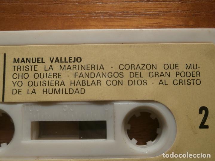 Casetes antiguos: Cinta Cassette - Manuel Vallejo - ARK - 1981 - Foto 3