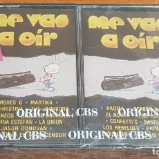 Casetes antiguos: ME VAS A OIR / VARIOS GRUPOS / DOBLE CASETE - CBS - 1989 / PRECINTO ORIGINAL CBS.. Lote 205257666