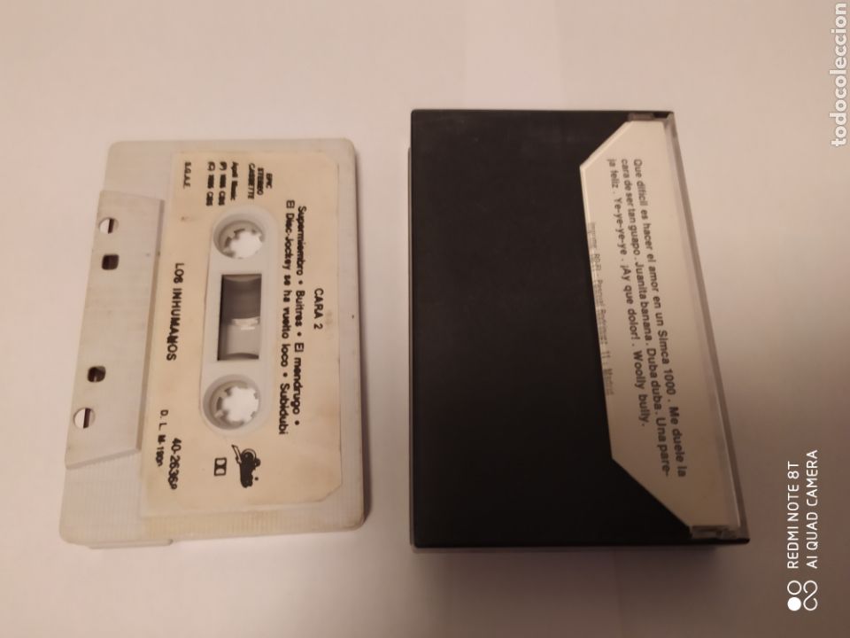 Casetes antiguos: Cassette Los Inhumanos, versiones originales - Foto 2
