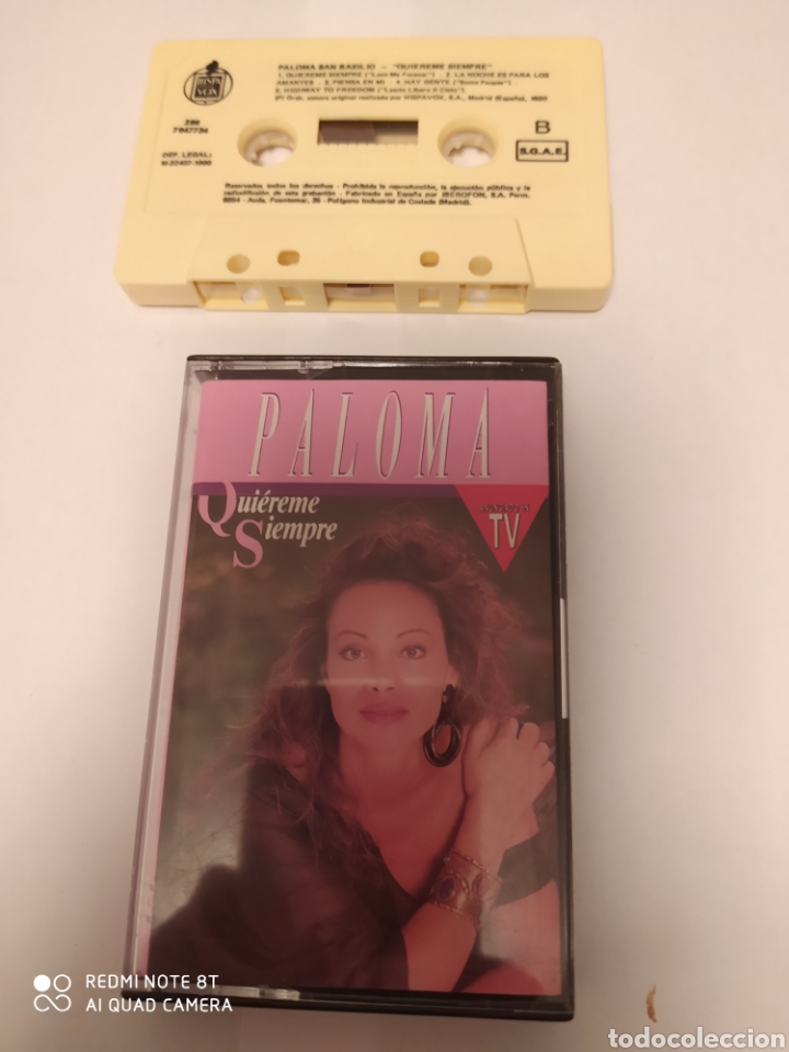 Casetes antiguos: Cassette Paloma San Basilio, qui&eacute;reme siempre - Foto 1