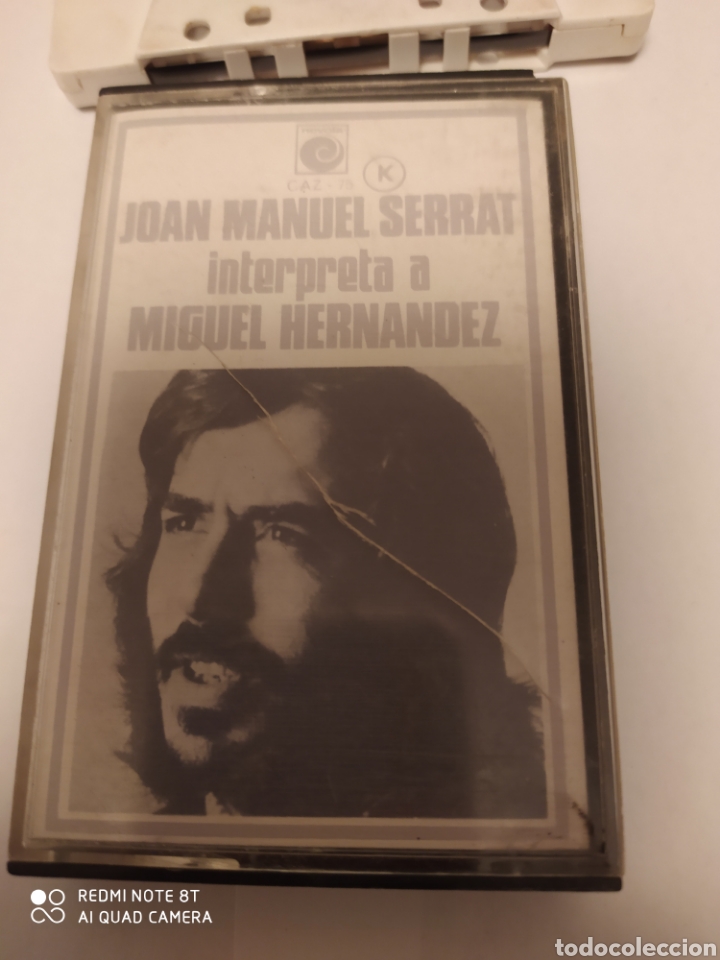 Casetes antiguos: Cassette Joan Manuel Serrat, interpreta a Miguel Hern&aacute;ndez - Foto 2