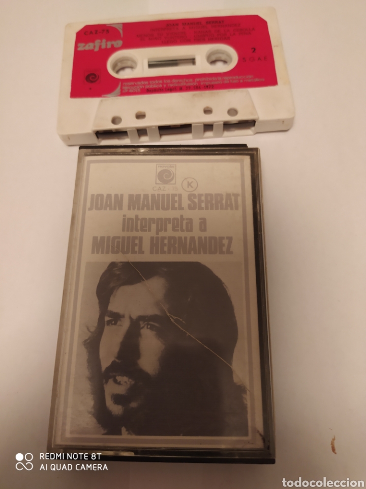Casetes antiguos: Cassette Joan Manuel Serrat, interpreta a Miguel Hern&aacute;ndez - Foto 1