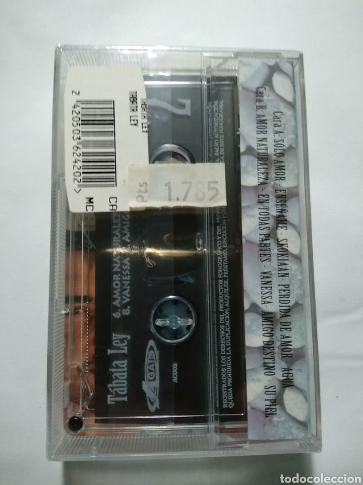Casetes antiguos: TABATA LEY .- PRECINTADO DE TIENDA - Foto 2