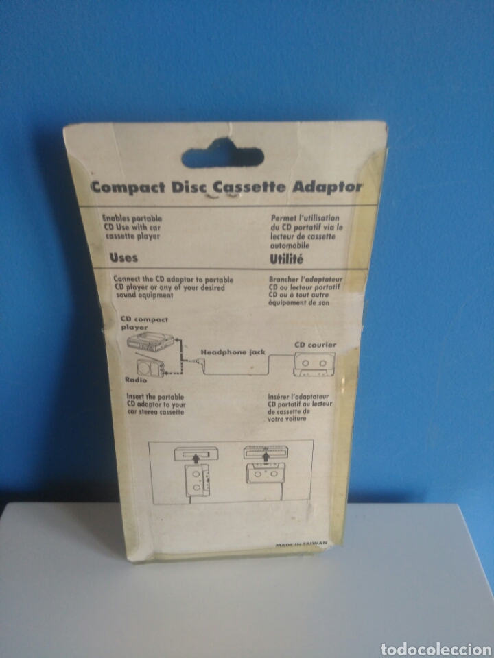 Casetes antiguos: Compact disc cassete adaptador. Precintado. - Foto 2
