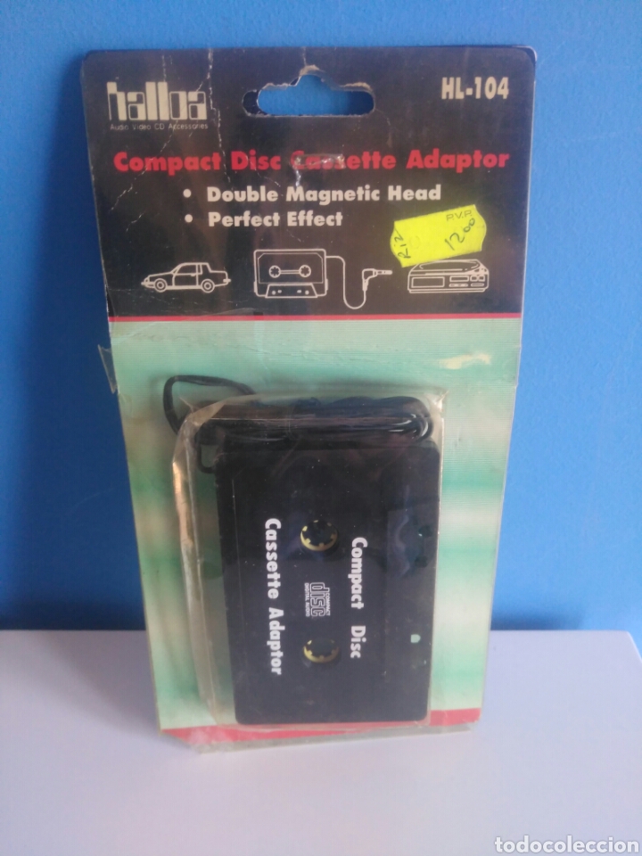 Casetes antiguos: Compact disc cassete adaptador. Precintado. - Foto 1