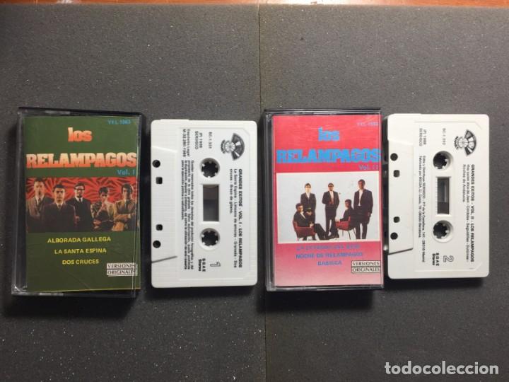 Casetes antiguos: Los Relampagos - Grandes Exitos - Doble Cassette - Foto 1