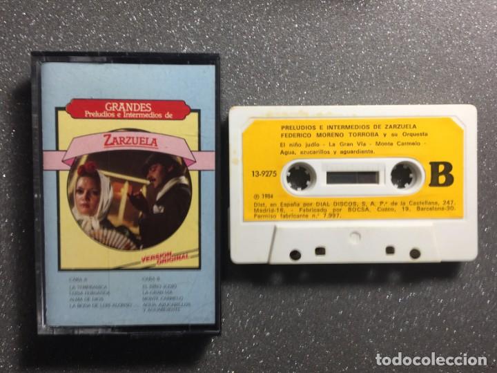 Casetes antiguos: Preludios e Intermedios de Zarzuela - cassette -