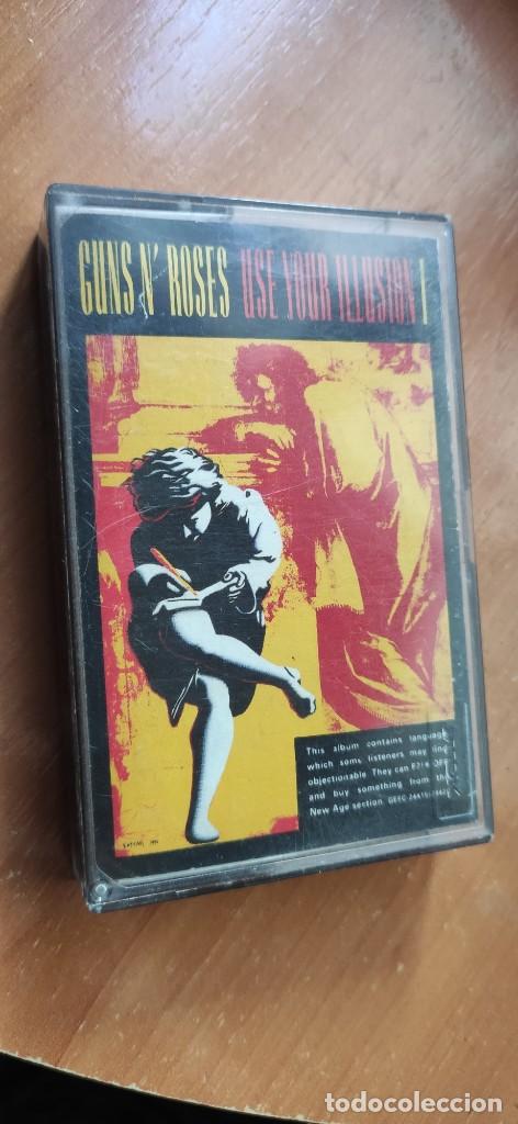 Casetes antiguos: Cassette Guns And Roses Use your illusion I - Foto 1