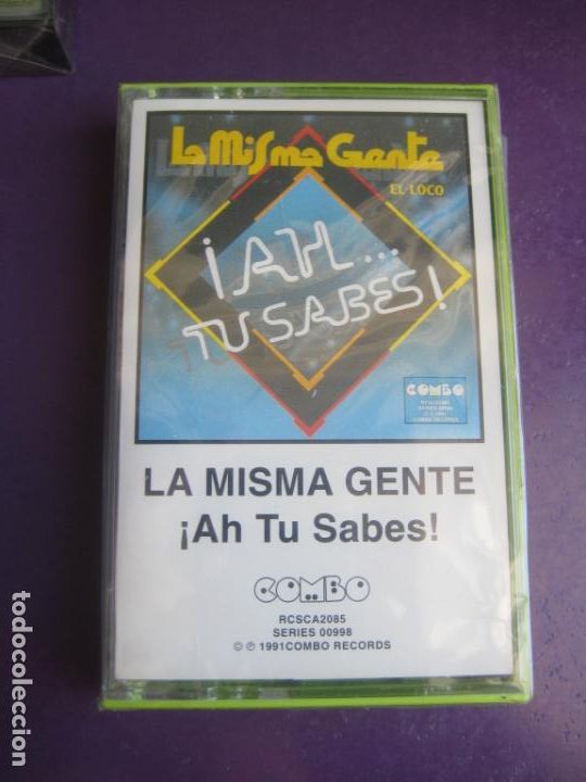 Cassette antiche: La Misma Gente &lrm;&ndash; El Loco &iexcl;Ah... T&uacute; Sabes! CASETE COMBO EDICION USA PRECINTADA - SALSA BOOGALOO