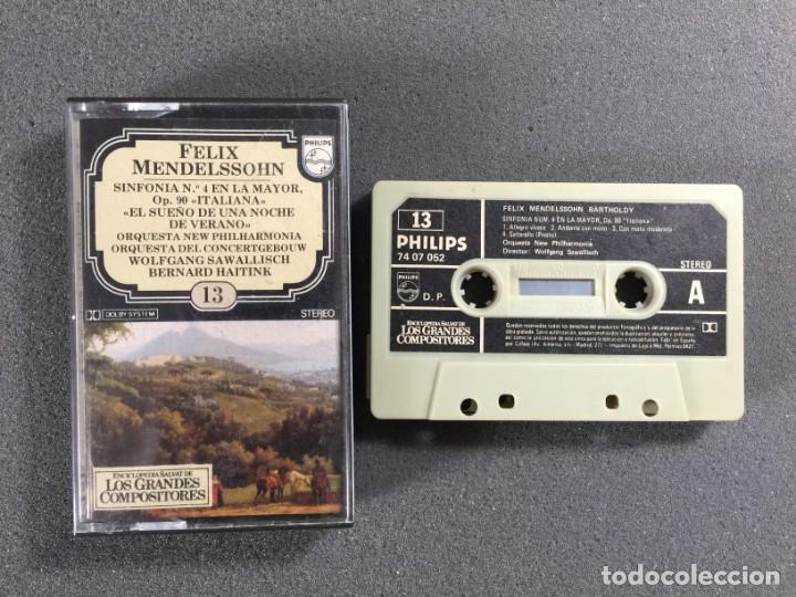 Casetes antiguos: SALVAT LOS GRANDES COMPOSITORES N&ordm; 13 -CASSETTE-