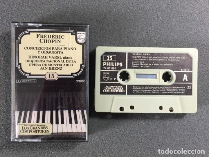 Casetes antiguos: SALVAT LOS GRANDES COMPOSITORES N&ordm; 15 -CASSETTE-