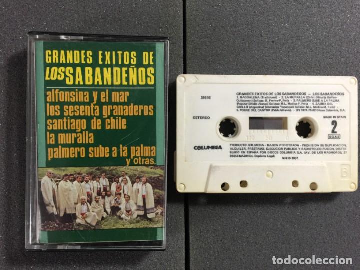 Casetes antiguos: Los Sabande&ntilde;os &rdquo;Grandes Exitos&rdquo; -cassette- - Foto 1