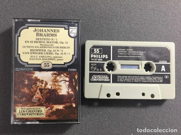 Casetes antiguos: SALVAT LOS GRANDES COMPOSITORES N&ordm; 55 -CASSETTE-