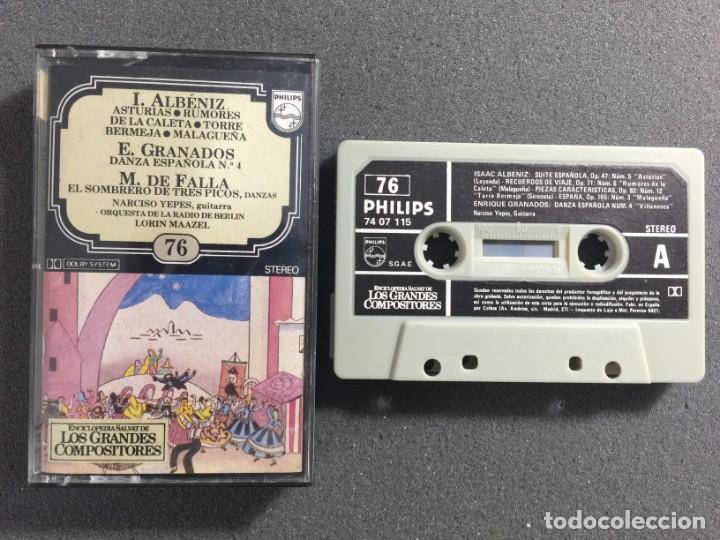 Casetes antiguos: SALVAT LOS GRANDES COMPOSITORES N&ordm; 76 -CASSETTE-