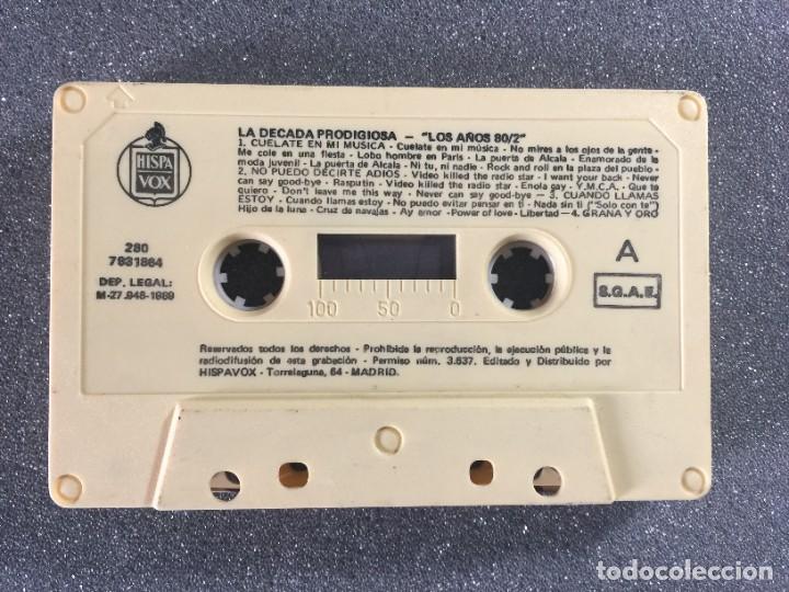 Casetes antiguos: La D&eacute;cada Prodigiosa - LOS A&Ntilde;OS 80/2 -cassette- - Foto 1