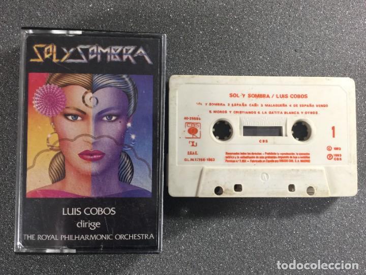 Casetes antiguos: Luis Cobos &rdquo;Sol y Sombra&rdquo; -cassette- - Foto 1