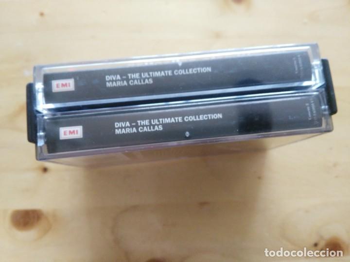 Casetes antiguos: DIVA- MARIA CALAS- THE ULTIMATE COLLECTION - DIFICIL - Foto 2