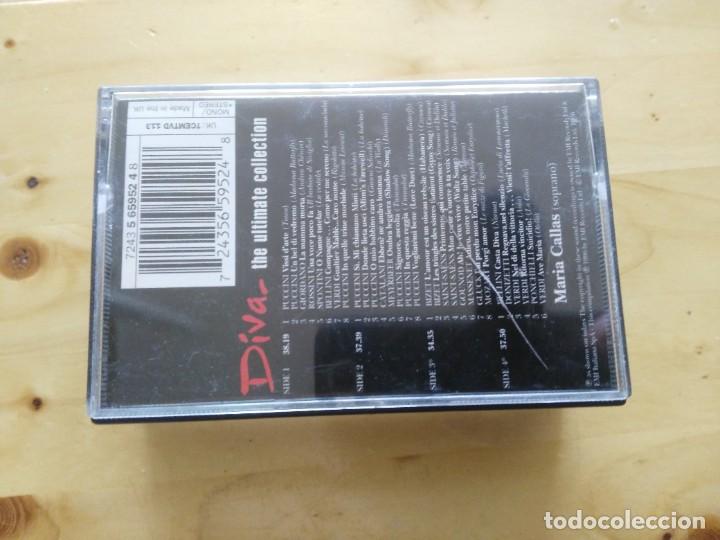 Casetes antiguos: DIVA- MARIA CALAS- THE ULTIMATE COLLECTION - DIFICIL - Foto 3