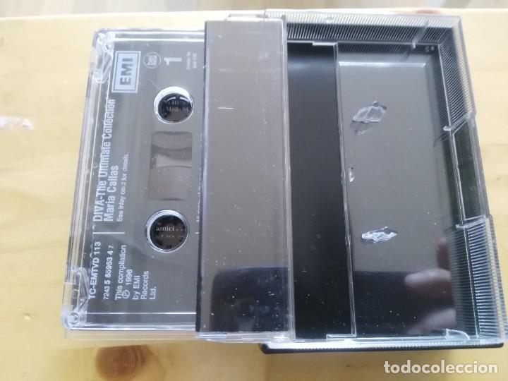 Casetes antiguos: DIVA- MARIA CALAS- THE ULTIMATE COLLECTION - DIFICIL - Foto 4