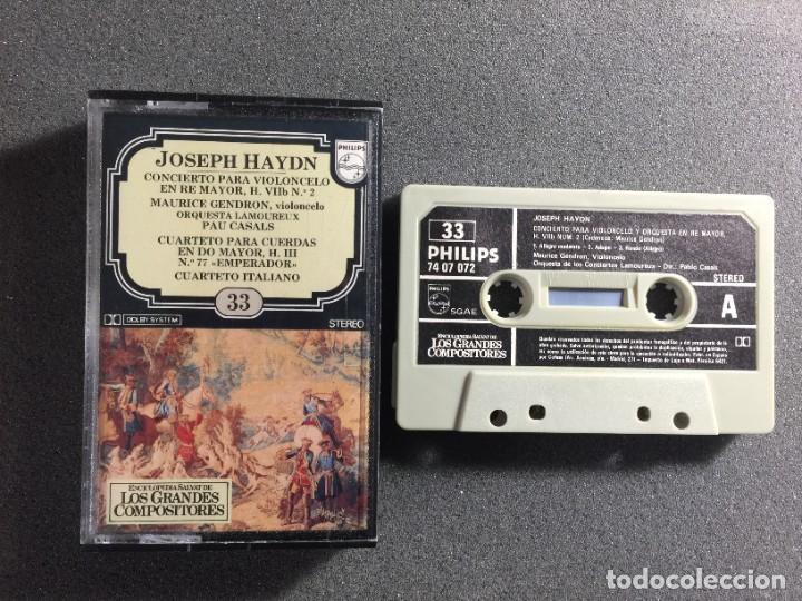Casetes antiguos: SALVAT LOS GRANDES COMPOSITORES N&ordm; 33 -CASSETTE-