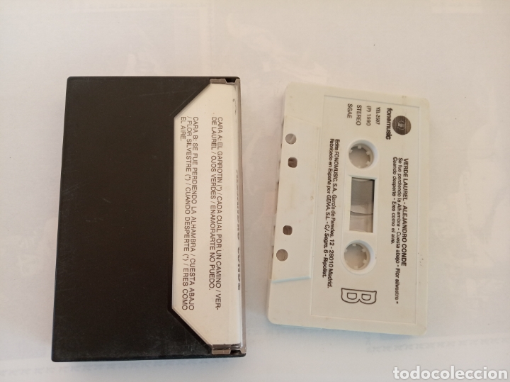 Casetes antiguos: Cinta cassette Alejandro Conde - Foto 3