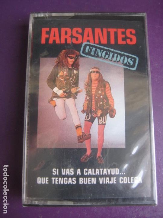Cassetes antigas: Farsantes Fingidos CASETE ESPECTACULAR PRECINTADA - Si Vas A Calatayud... POP ROCK 80'S 90'S HUMOR