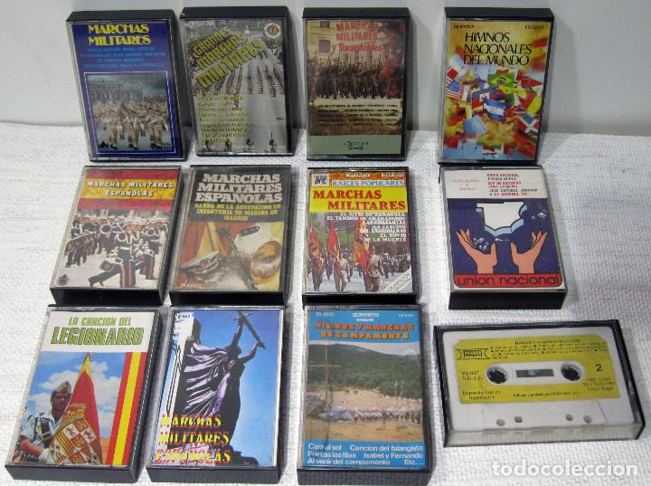 12 cintas cassette marchas militares , cancione - Compra venta en  todocoleccion