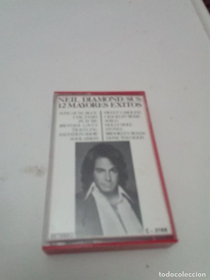 Casetes antiguos: NEIL DIAMOND SUS 12 MAYORES EXITOS. C24F - Foto 1
