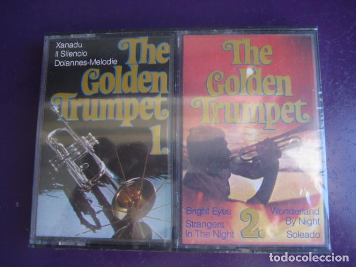 Casetes antiguos: THE GOLDEN TRUMPET - DOBLE CASETE - JAZZ POP EASY LISTENING - EXITOS 60'S 70'S 80'S EN TROMPETA -