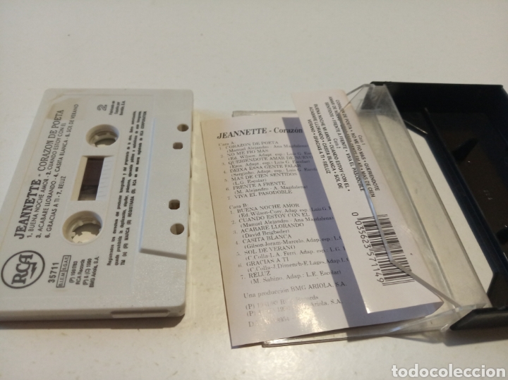 Casetes antiguos: Jeanette cinta cassette - Foto 3