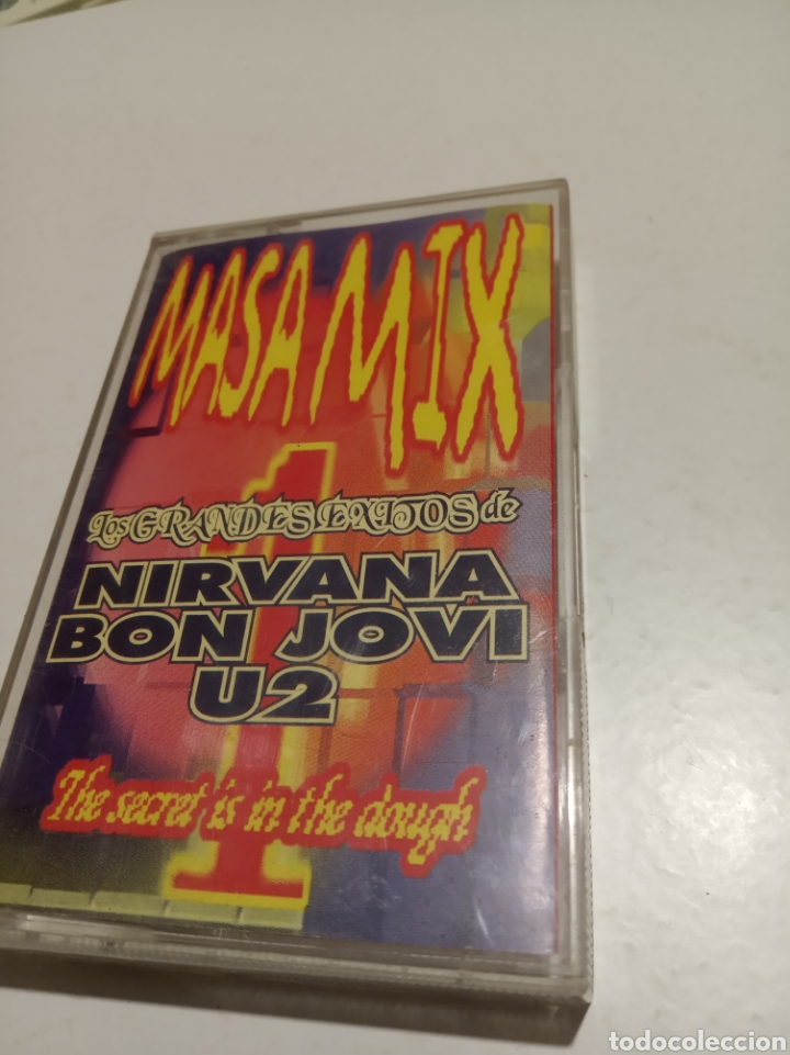 Casetes antiguos: Masa Mix Nirvana,bon Jovi,U2 - Foto 1